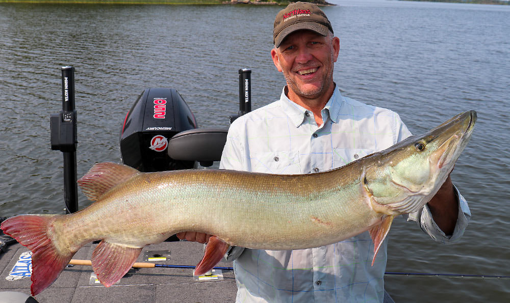 Lake of the Woods Muskellunge와 낚시꾼